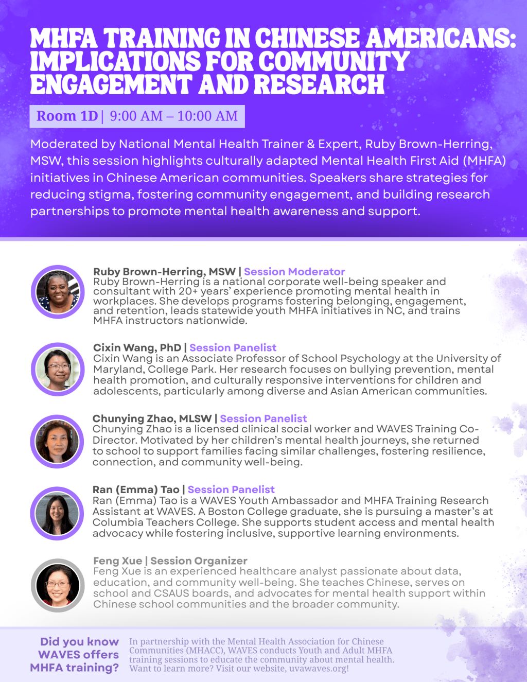 Conference Session Highlight: MHFA Training In Chinese&nbsp;Americans