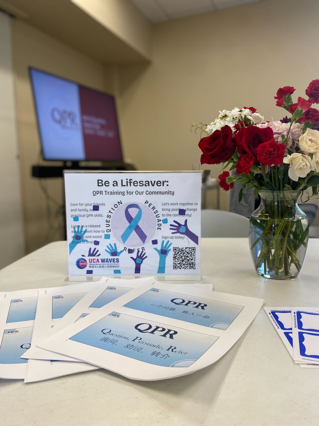 Hosting Our First-Ever QPR Suicide Prevention Training in&nbsp;Chinese