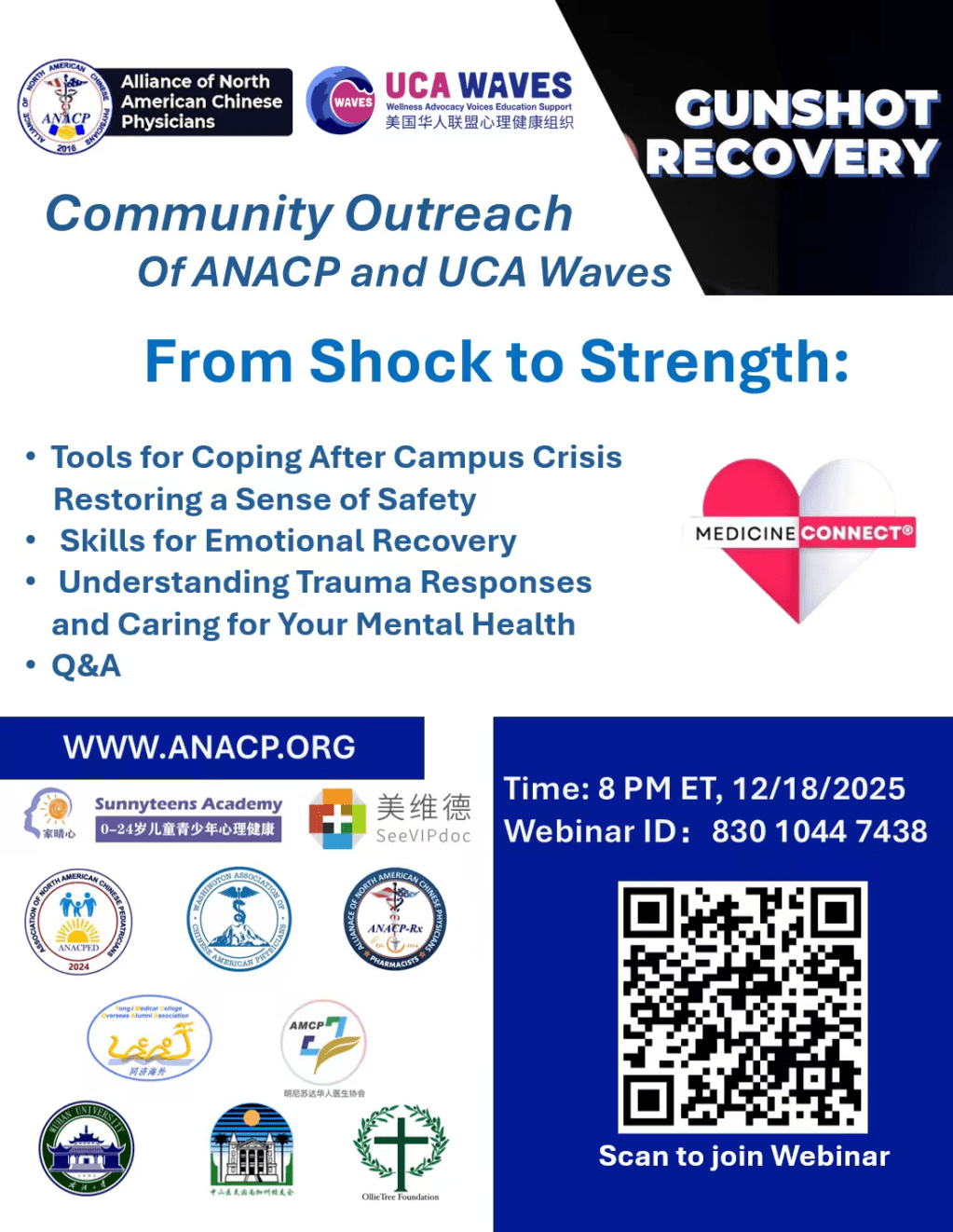 Happening Tonight: Coping & Recovery After Gun Violence&nbsp;Webinar