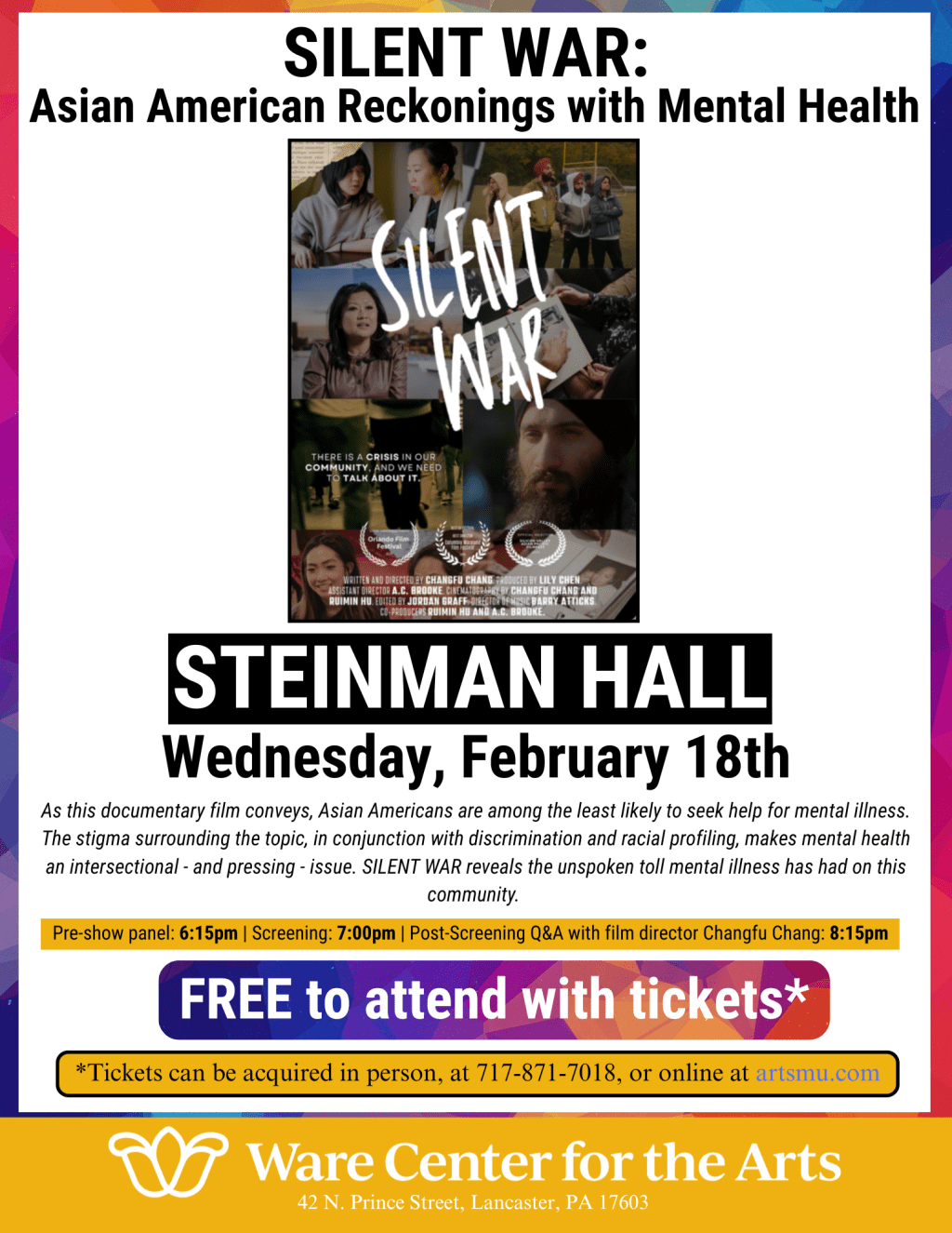 Mark Your Calendar: Silent War Screening in&nbsp;Lancaster