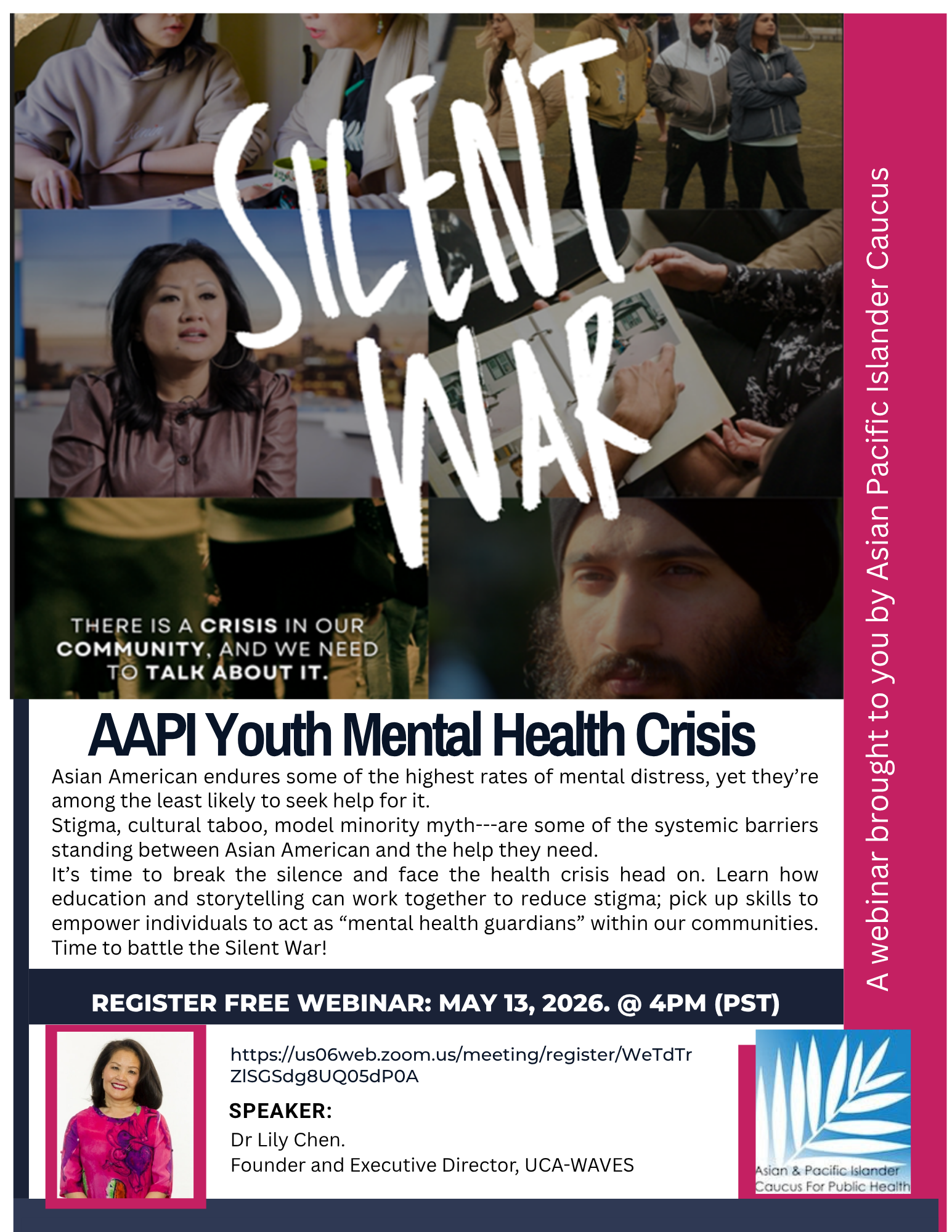 Mark Your Calendars: FREE Webinar on AAPI Youth Mental Health – UCA WAVES