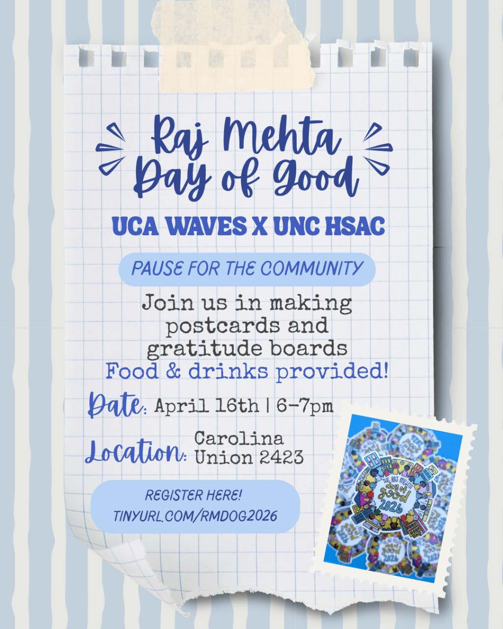 Celebrate Raj Mehta Day of Good with Us!