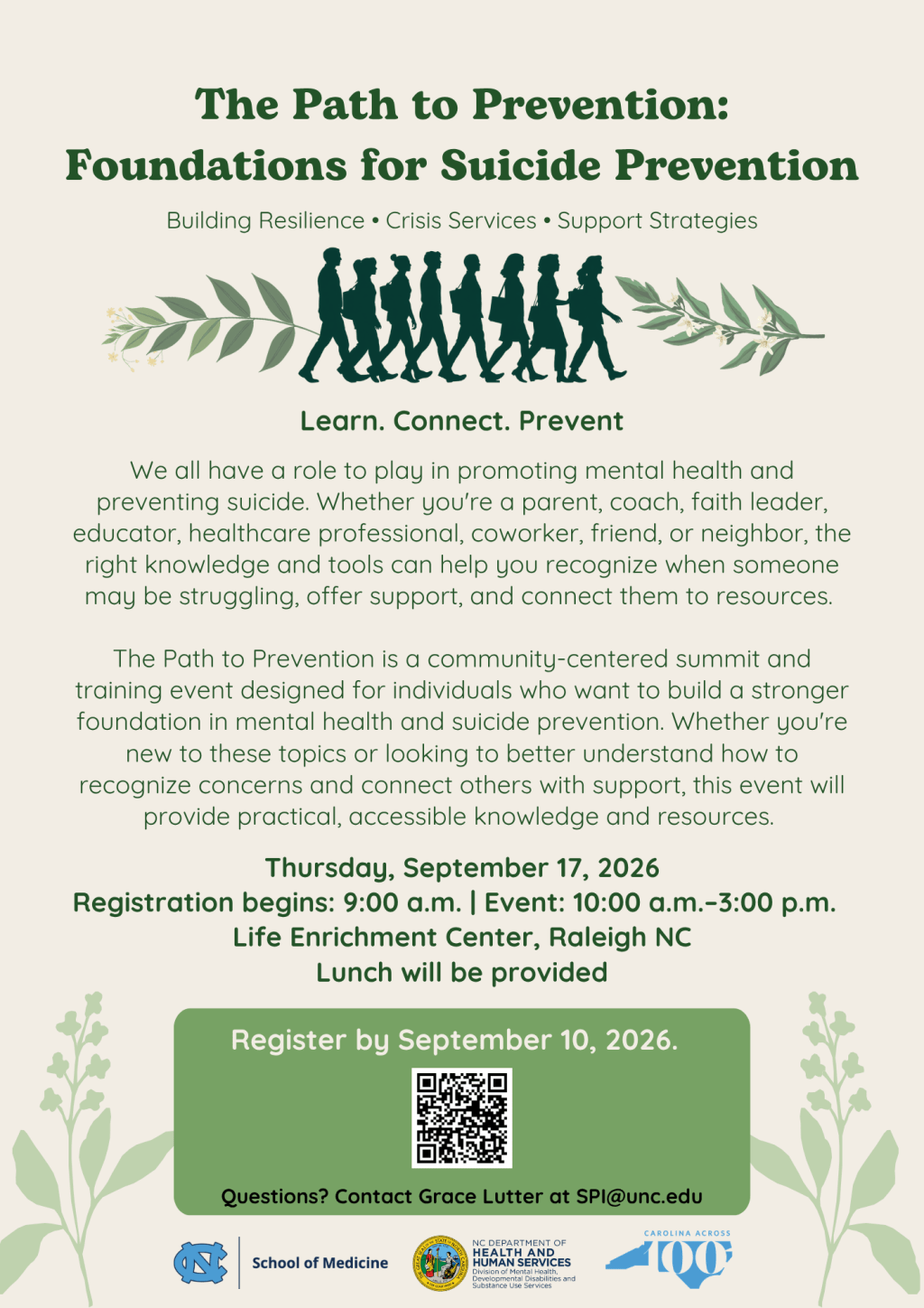 Register Now for The Path to Prevention!