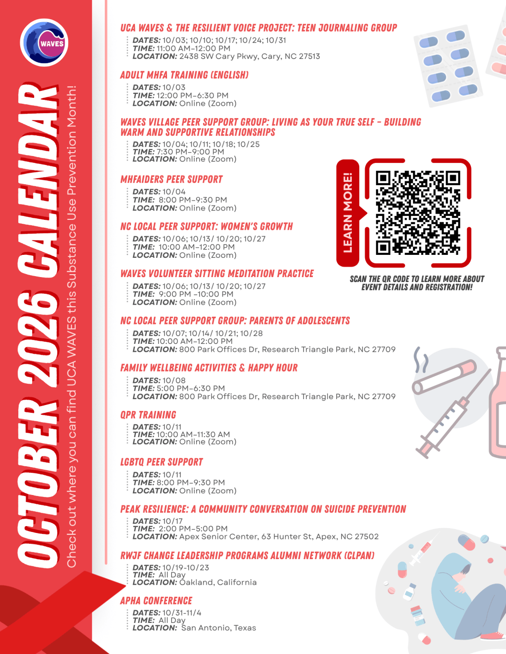October 2026 Event List